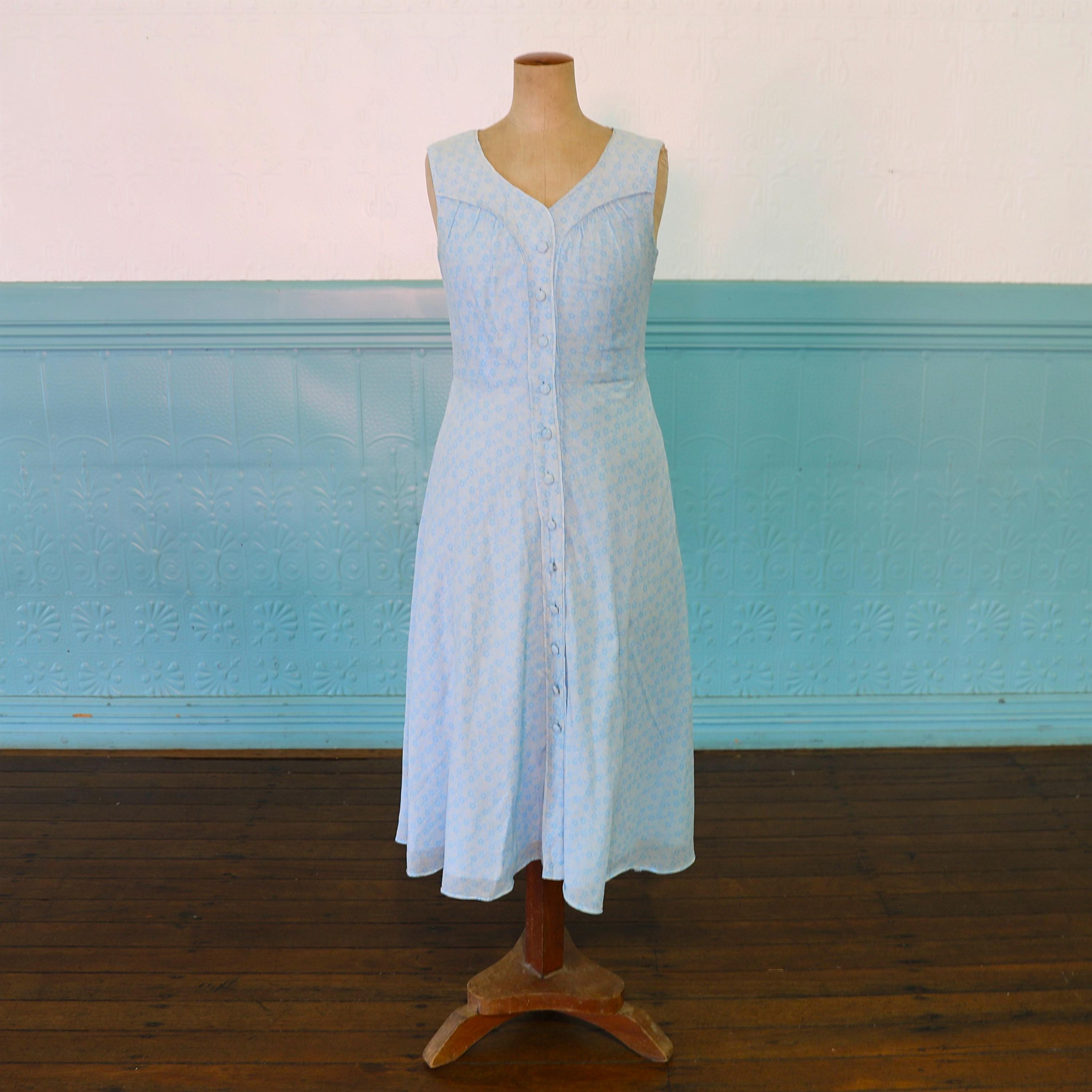 Vintage 1980s Laura Ashley Floral Hippie Boho Festival Summer Dress - Indian Cotton Victorian Style