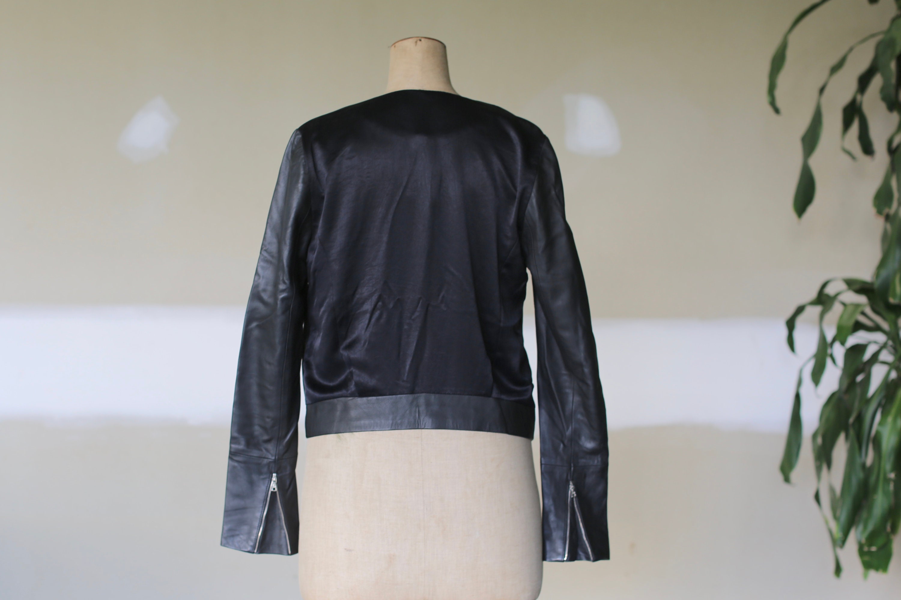 J Brand Italian Lambskin Leather Jacket L Leather Bikers - Etsy