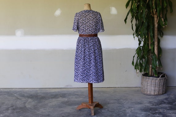 Vintage Japanese Floral Tea Dress l Summer Floral… - image 5