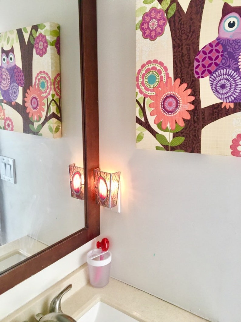 Stained Glass agate night light