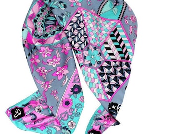 エミリオプッチ　ビンテージシルク　スカーフ ヴィンテージ エミリオ プッチ シルクスカーフ：1970年代 イタリア製