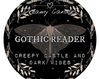 Dreamy Candles _ Gothic Reader 8oz_ Rose Gold tin_ Wooden Wick