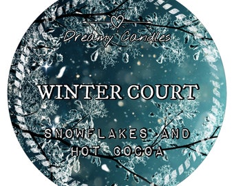 Dreamy Candles _ Winter Court 4oz Rose Gold Tin