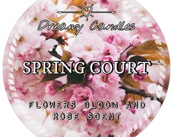 Dreamy Candles _ Spring Court 4oz Rose Gold Tin