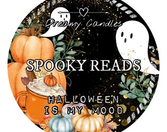 Dreamy Candles _ Spooky Reads 4oz Rose Gold Tin _ Wooden Wick