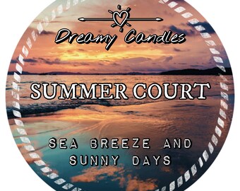 Dreamy Candles _ Summer Court 4oz Rose Gold Tin