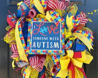 Autism Wreath Awarness