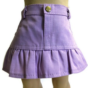 Doll Clothes To Fit 18 Inch Doll clothes 18" Doll Clothing 18 Inch Doll Accessories Made to fit 18 Inch dolls Ruffled Skirt-Lavender