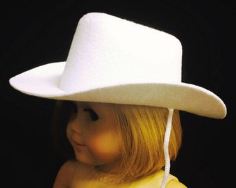 Cowgirl Western Hat Texas fit 18/" American Girl Doll Available in Various Colors