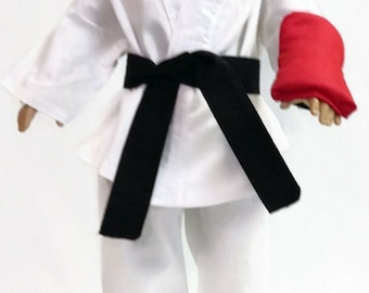 Karate with Kick Board Doll Clothes For 18 inch Dolls Fit 18 Inch Dolls 18" Doll Accessories 18 Inch Doll Boy Doll Girl Doll