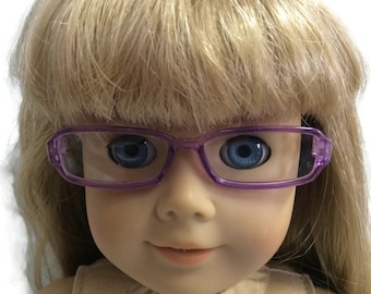 Reading Glasses Brown Frame 15 in 18 in American Girl Boy Doll Accessories