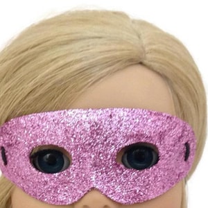 12 Halloween Masks Pink For 18 inch Dolls Fit 18 Inch Dolls 18&quot; Doll Accessories 18 Inch Doll Boy Doll or Girl Doll