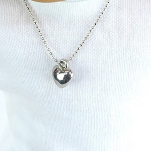 Silver Heart Necklace Jewelry For 18 inch Dolls Fit 18 Inch Dolls 18&quot; Doll Accessories 18 Inch Doll Boy Doll or Girl Doll