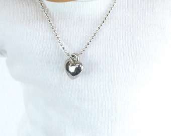 Silver Heart Necklace Jewelry For 18 inch Dolls Fit 18 Inch Dolls 18" Doll Accessories 18 Inch Doll Boy Doll or Girl Doll
