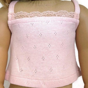 Doll Clothes 18 inch doll clothes Pink Camisole Made to fit most 18" dolls