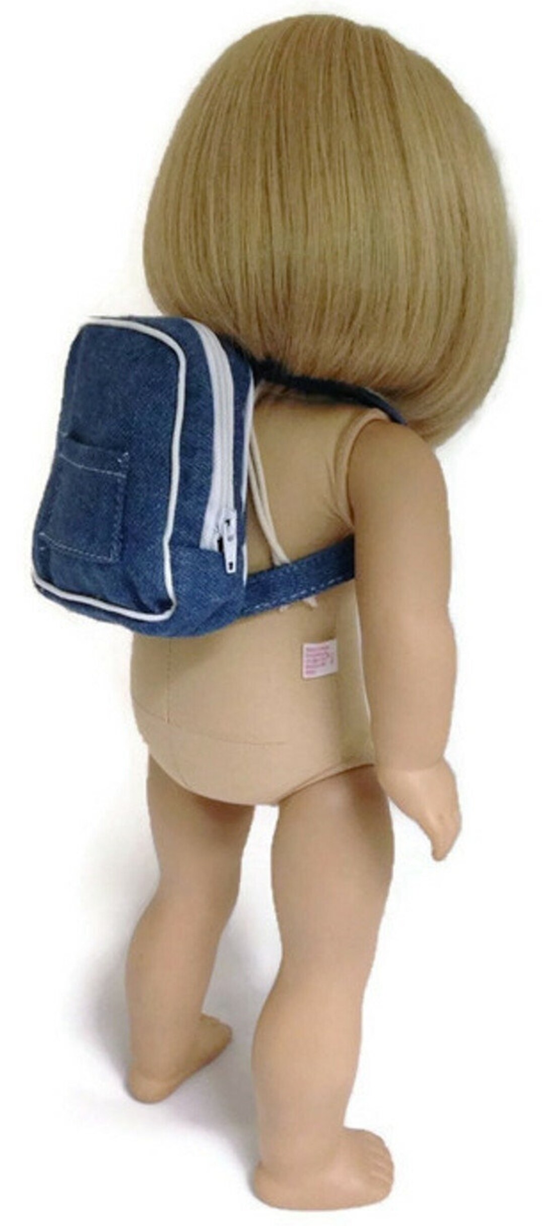 Denim Backpack for 18 Inch Dolls Fit 18 Inch Dolls 18 Doll Accessories
