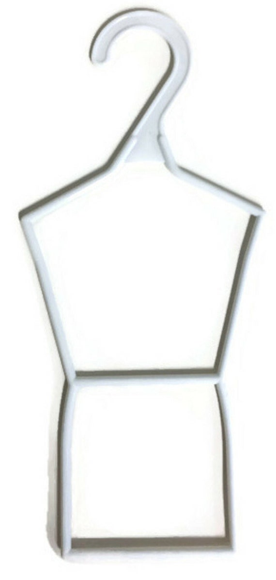 15 Inch Open Hook 14inch White Plastic Clothes Hanger, For Cloth