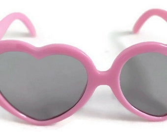 Pink Heart Sunglasses Made for 15" Dolls