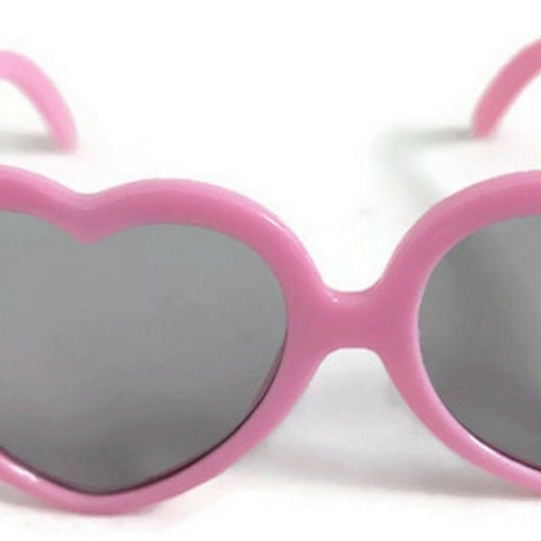 Pink Heart Sunglasses Made for 15" Dolls