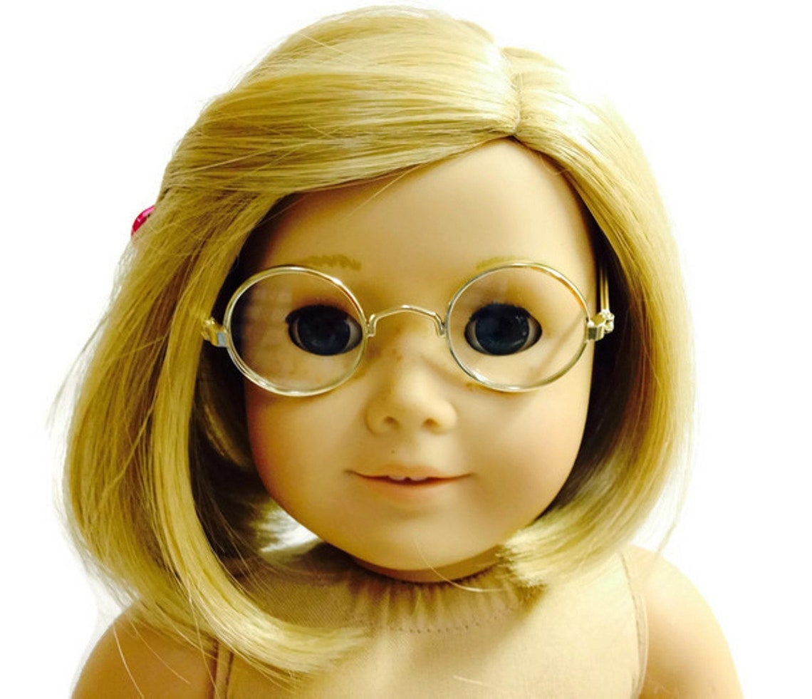 Gold Rim Glasses Made to Fit American Girl Dolls 18 Inch Etsy