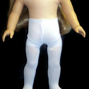 18 inch Doll Clothes Tights White Made to fit 18 Inch dolls