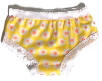 18 Inch Doll Clothes Panties Yellow Print 18" Doll Clothes 18 Inch Doll Accessories 18" Girl Doll 18" Boy Doll