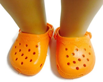 Orange Duc Shoes Doll Shoes Fits 18 Inch Dolls 18" Doll Accessories 18 Inch Doll Clothes Boy Doll Shoes Girl Doll Shoes