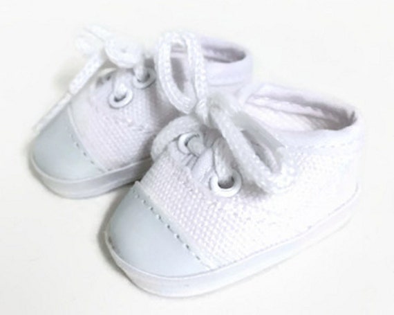 white canvas craft shoes