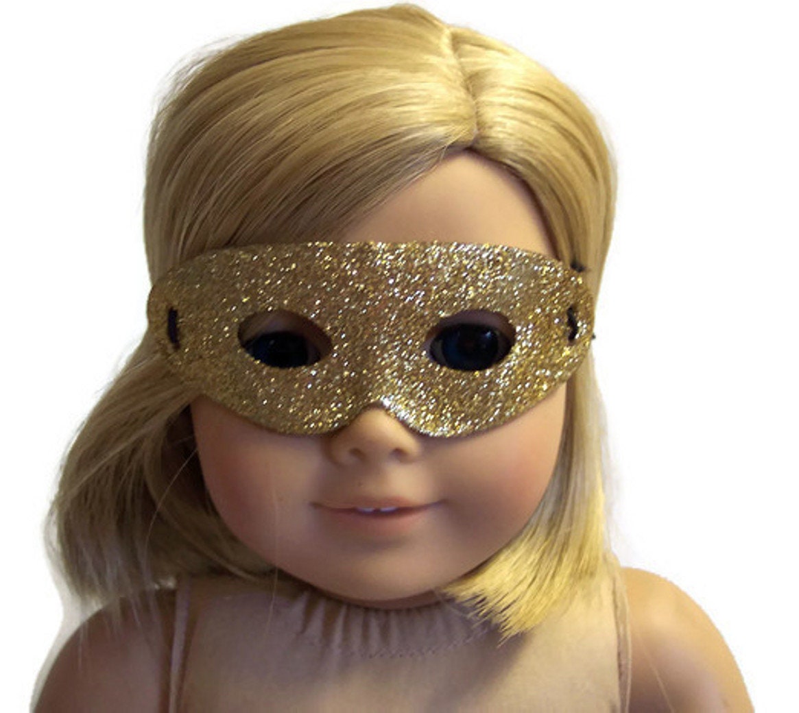 12 Halloween Masks Made to Fit American Girl Dolls Gold Etsy UK