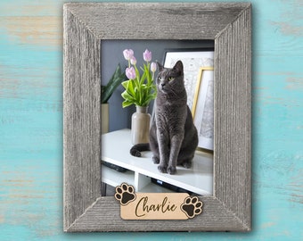 Pet Memorial Picture Frame Pet Loss Picture Frame Pet Picture Frame Cat Frame Dog Frame Pet Memorial Gift Pet Loss Gift Personalized