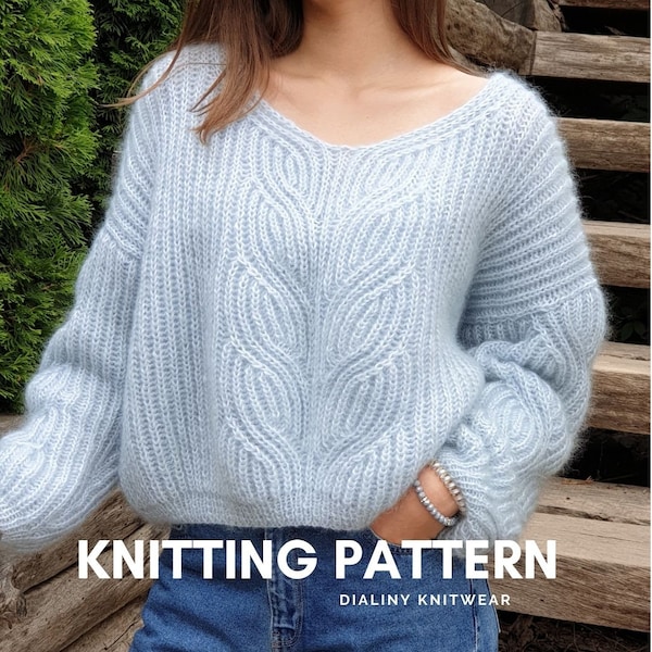 Mohair sweater pattern, Christmas gift