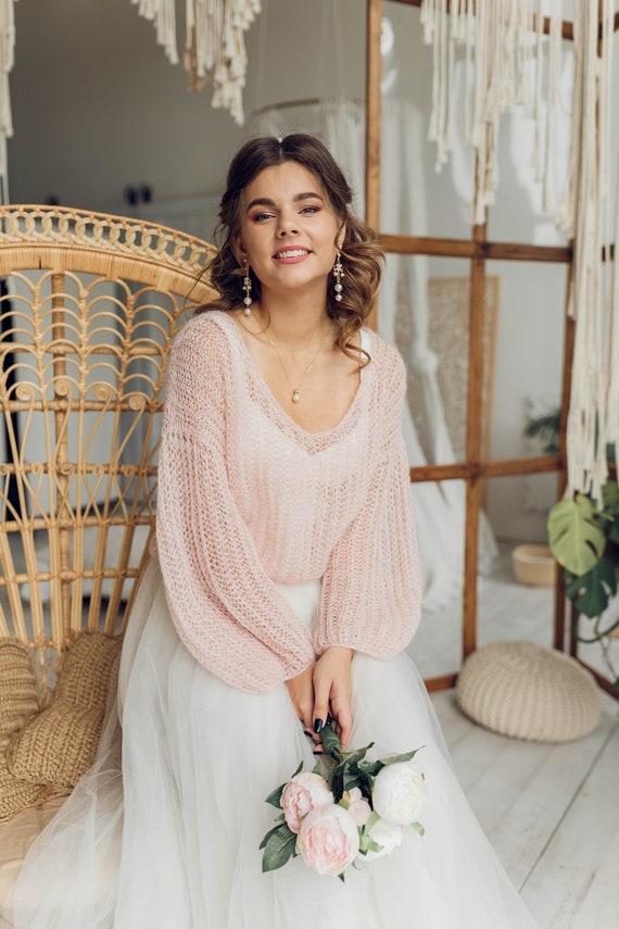 Wedding Mohair Sweater, V-neck Sweater Women. Romantic Wedding, Christmas  Gift - Etsy