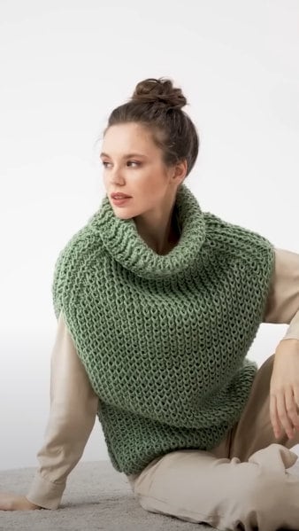 Green Sweater Vest Green Knit Women's Vest Khaki - Etsy