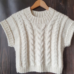 Knitting patterns vest, cropped sweater pattern knit,