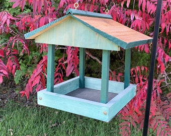 Reclaimed Pine and Red Cedar Bird Feeder **New Item**