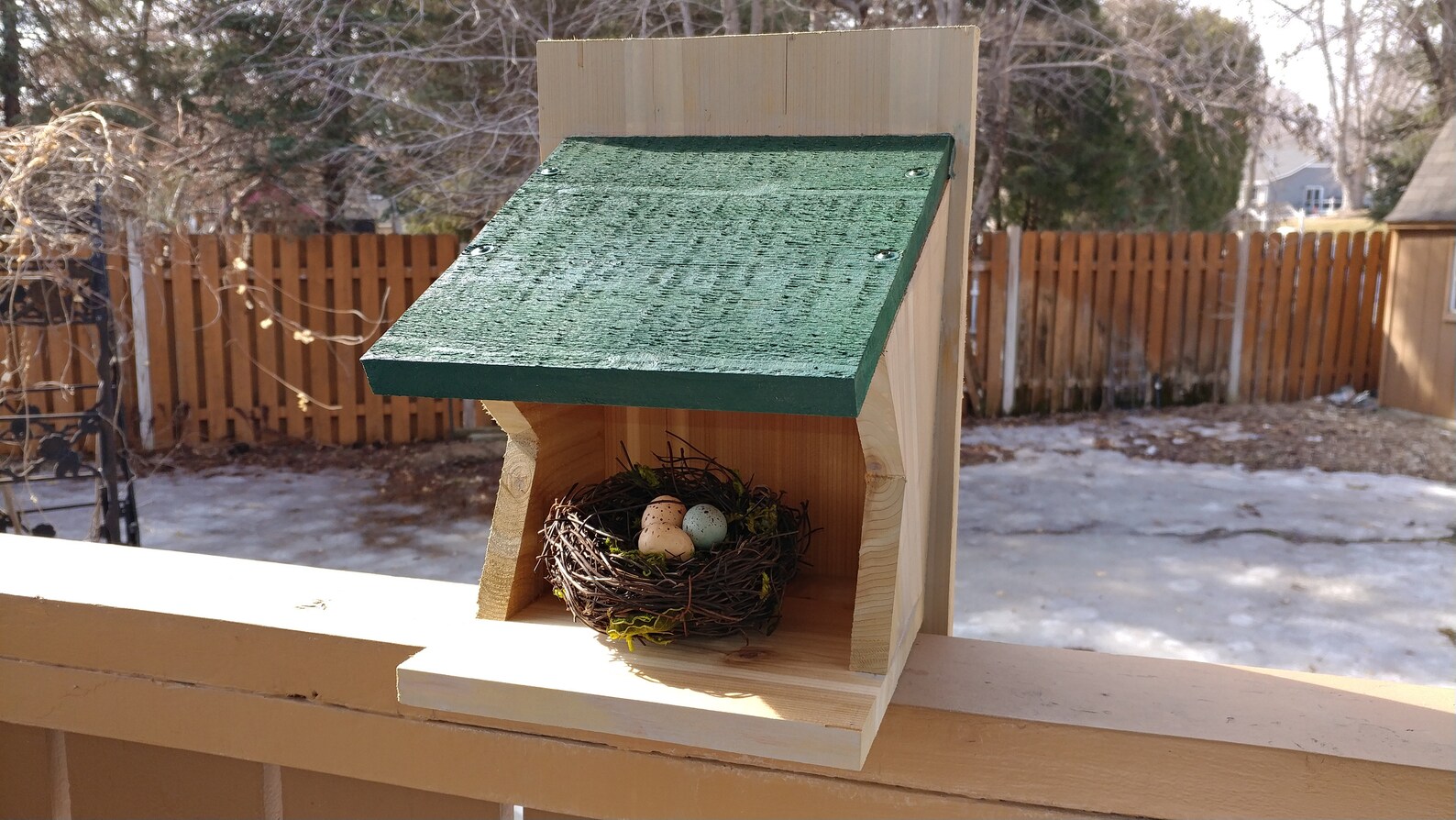 Robin / Cardinal Nesting Box Veteran Made - Etsy