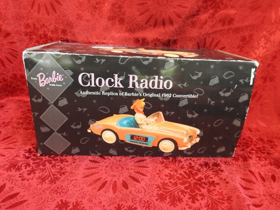 barbie clock radio