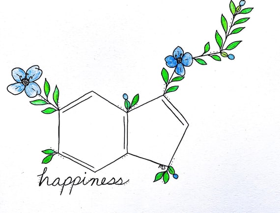 Serotonin Molecule