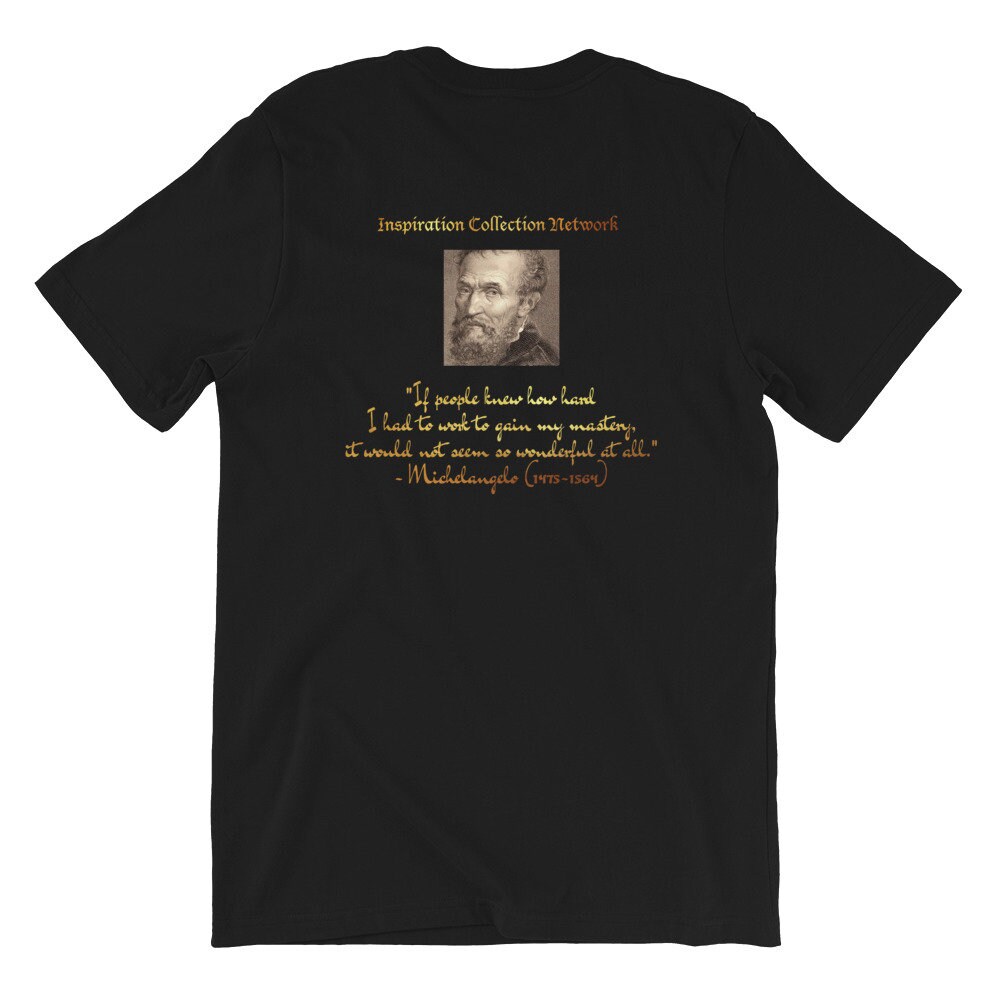 Michelangelo Sketches T-shirt - Etsy