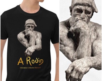 Rodin's The thinker Short-Sleeve Unisex T-Shirt