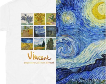 Short-Sleeve Vincent Van Gogh Unisex T-Shirt