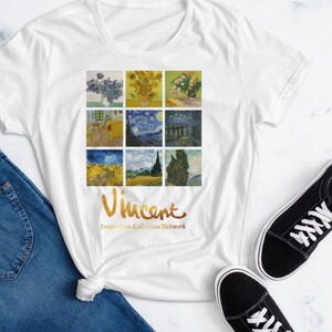 Women's Vincent Van Gogh Collection short sleeve t-shirt