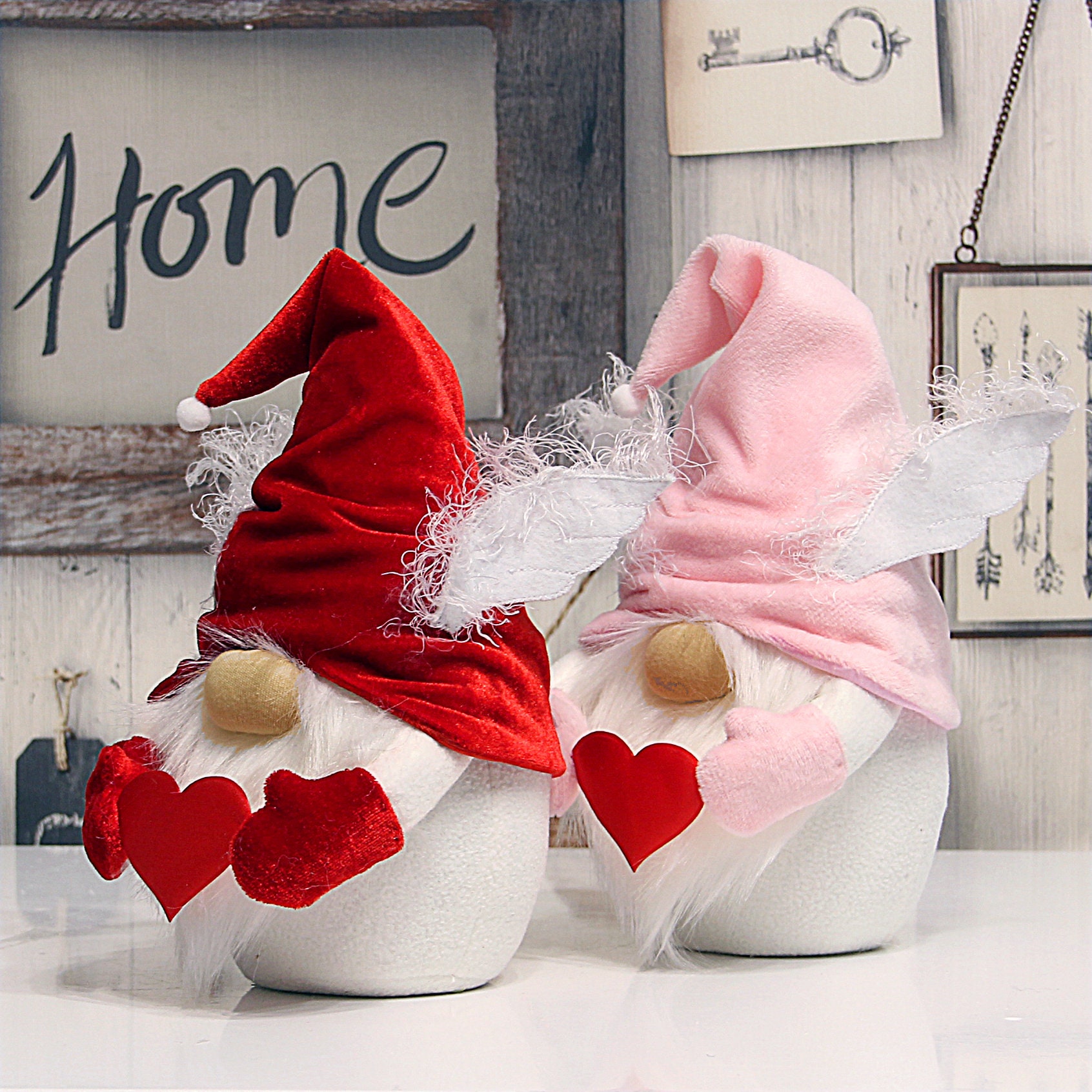 Valentine Gnome Valentines Gnomes Gepersonaliseerde cadeau Etsy