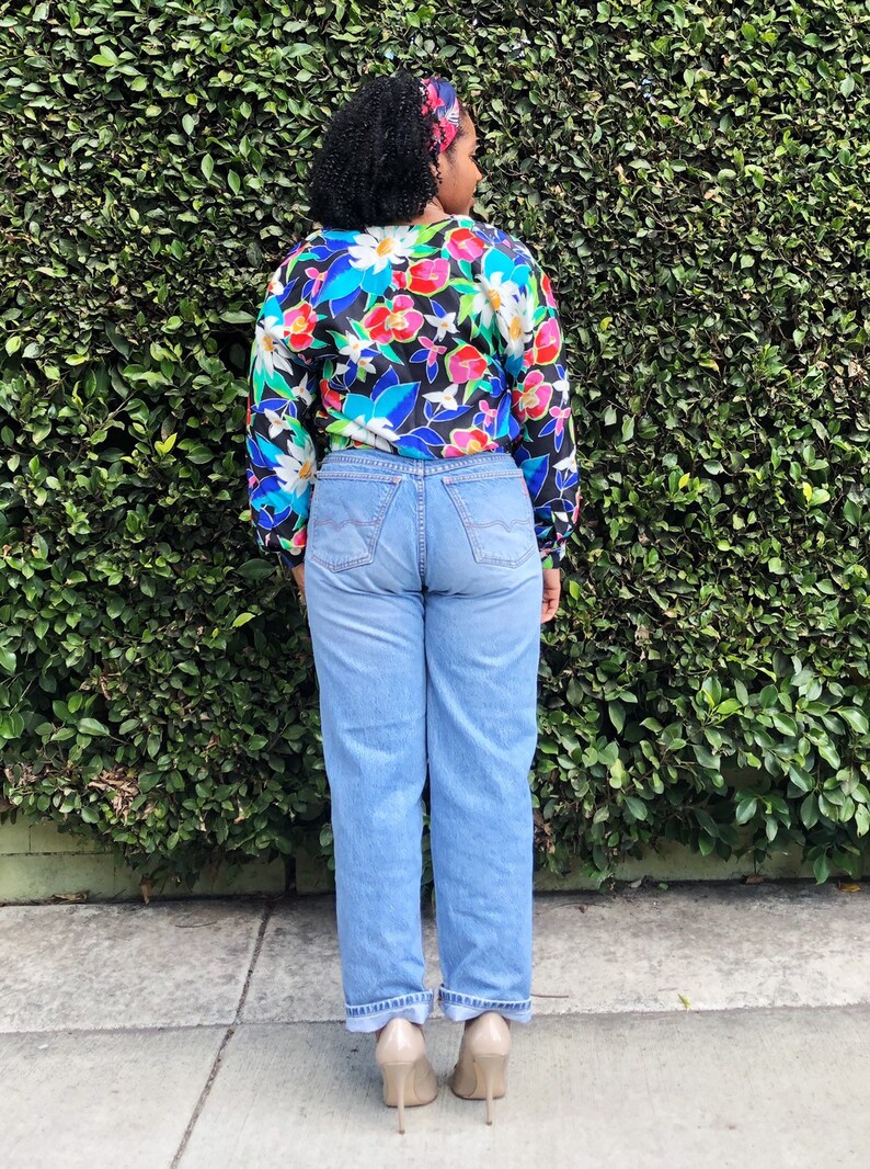 Vintage Silk Patterned Top