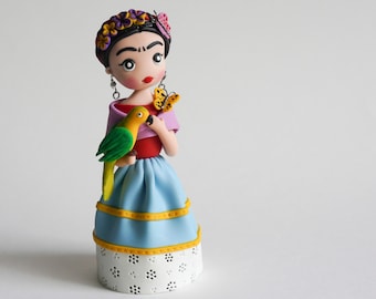 手作りポリマー粘土のメキシコ人形の置物：伝統衣装の装飾 - Etsy 日本