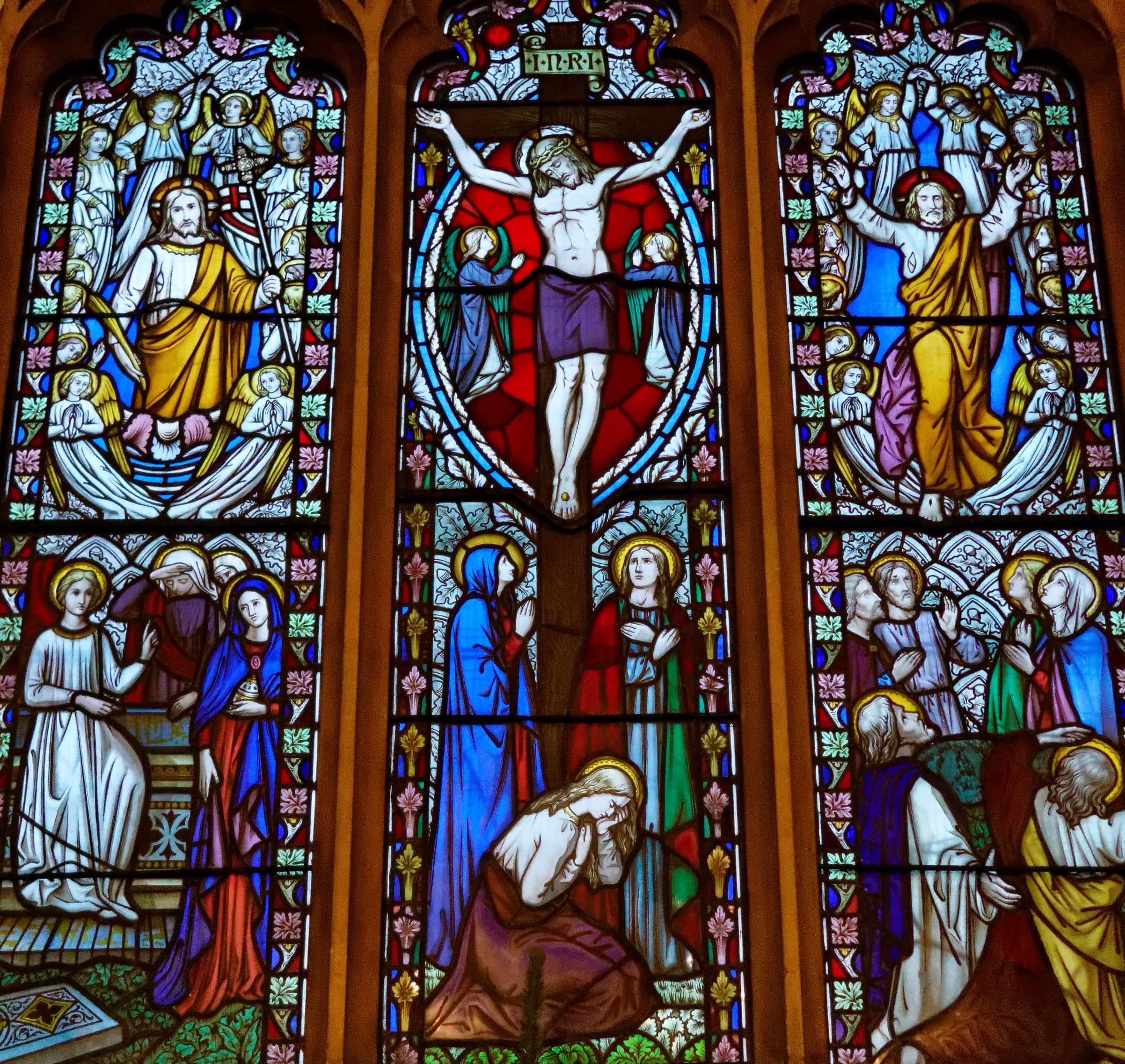 Church Stained Glass Window Art Etsy