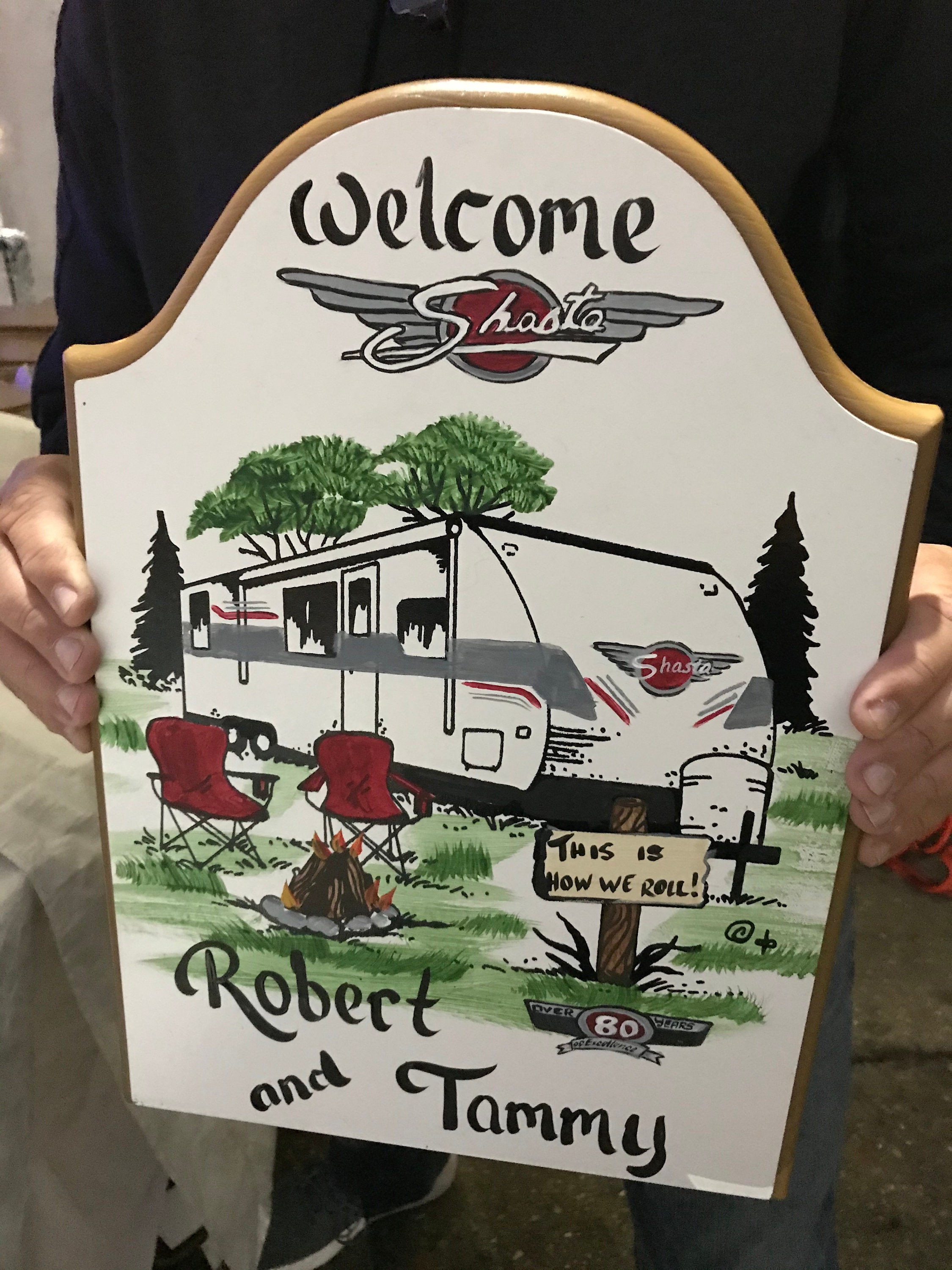 Trailer Rv Signs CAMP Signs-campsite Signs-rv Decor- Custom Camper Signs-trailer Signs ...