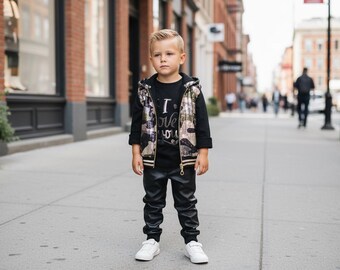 Conjunto de ropa para bebé de 3 piezas con estilo