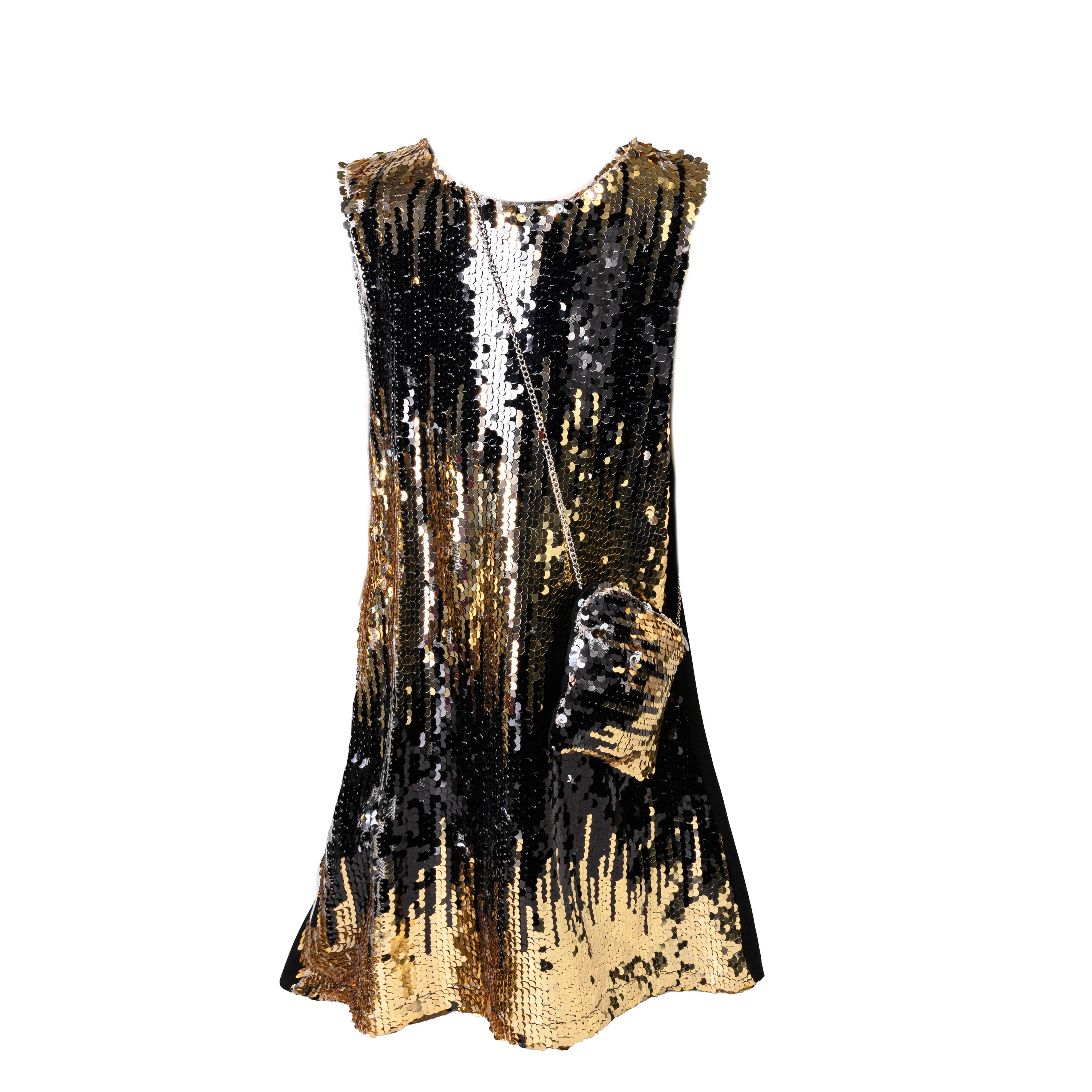 Girls Gold Sequin Party Dress, Black Gold Sparkle Dress, Toddler Holiday Dress, Girls Christmas Dress, Birthday Party Outfit, New Years Dres Girls Gold Sequin Party Dress, Black Gold Sparkle Dress, Toddler Holiday Dress, Girls Christmas Dress, Birthday Party Outfit, New Years Dres
