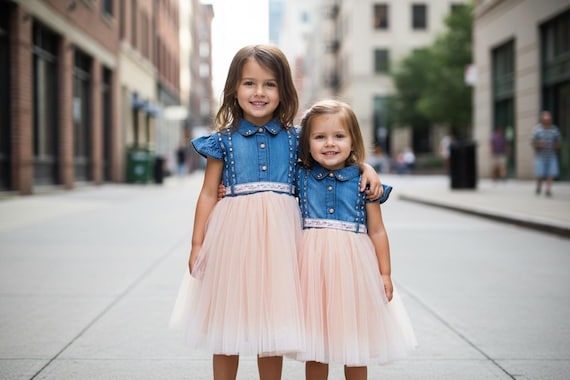 Matching Sister Denim Tulle Dress, Toddler Girl Birthday Dress, Ruffle  Sleeve Princess Party Dress, Flower Girl Dress, Kids Denim Tutu Dress -  Etsy New Zealand